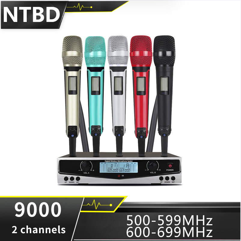 NTBD　Performance　Long　Microphone　UHF　Distance　Professional　Wireless　Microphone　SKM9000　High　Stage　Dynamic　Wireless　Home　Quality　Lazada　System　Dual
