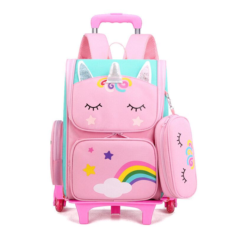 unicorn trolley backpack