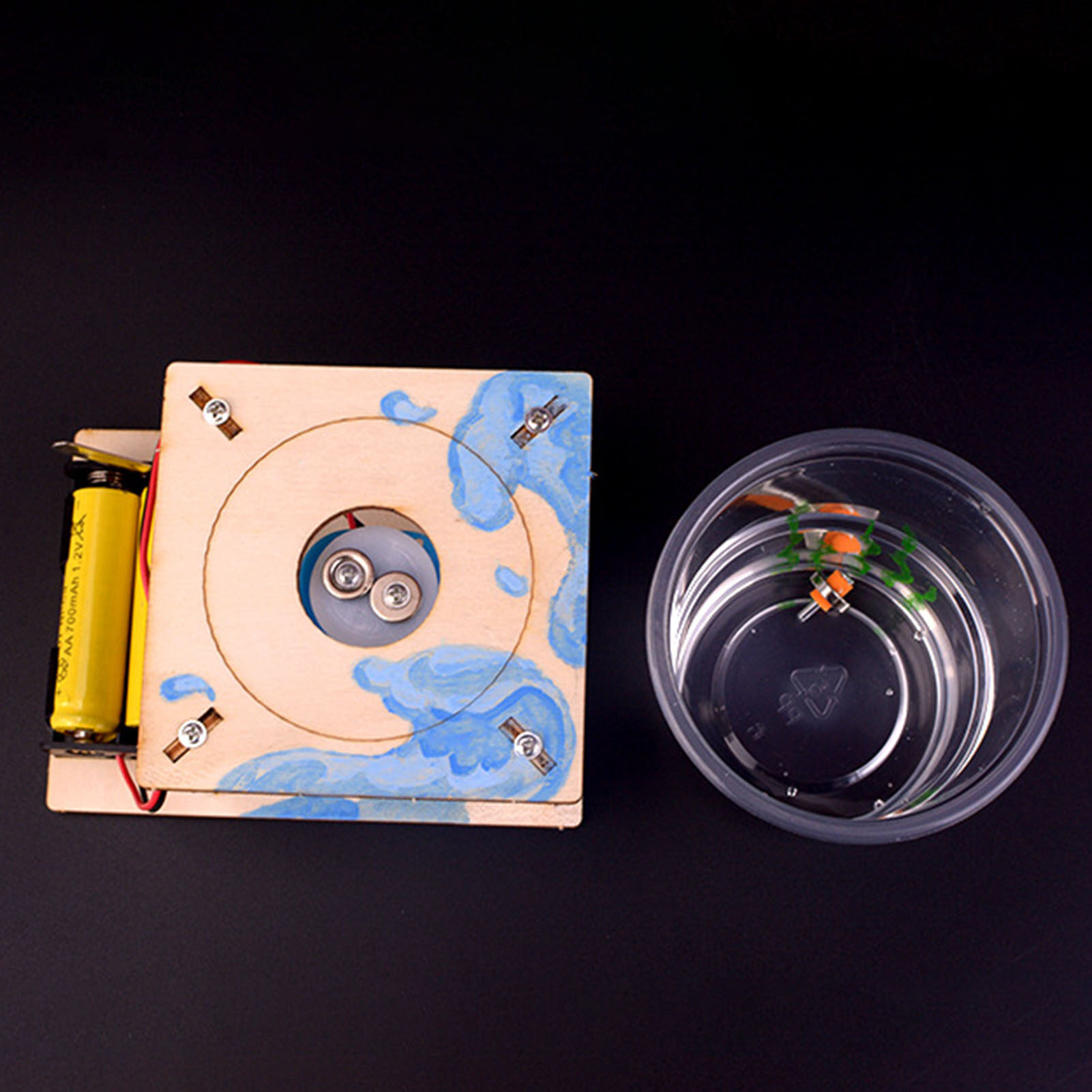 Electric Vortex Experiment Eco-friendly Stimulate Learning Interest Plastic Children Science Electric Vortex Experiment for Education