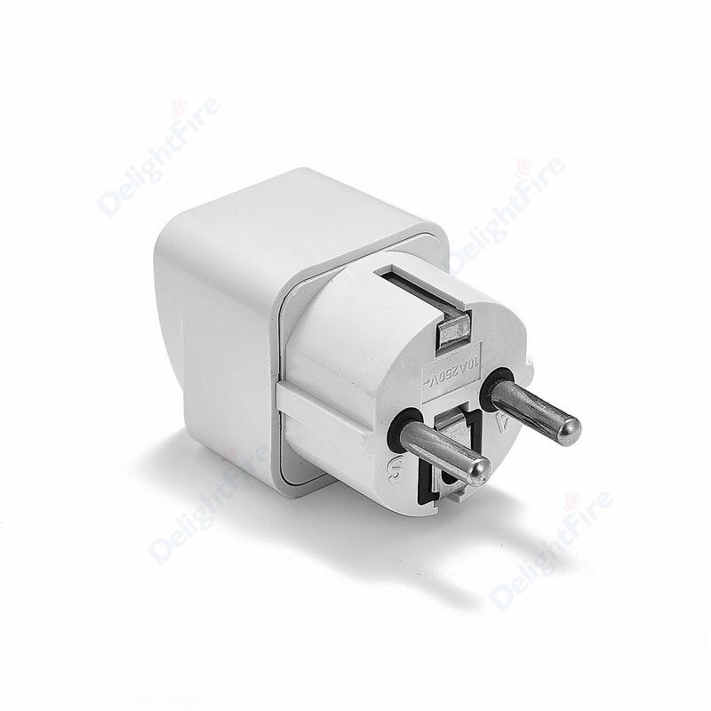 1pcs Universal AU UK US EU Plug Adapter US to EU Converter Black/White Australian Euro Travel Adapter Power Socket Outlet