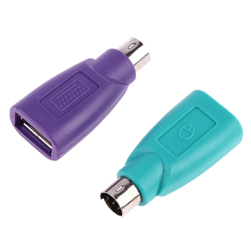 Gaib 1Pair Keyboard Mouse PS2 to PS 2 USB Adapter Converter for usb Keyboard Mouse