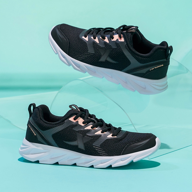 XTEP Counters women's Spring Running Shoes Soft Cube Technology Running Shoes 881318119258
