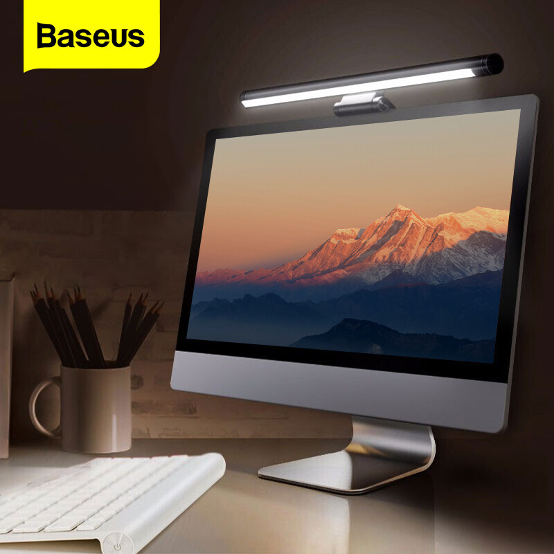 Baseus Screen LED Bar Desk Lamp PC Computer Laptop Screen Hanging Light Bar Table Lamp Office Study Read Light LCD Monitor