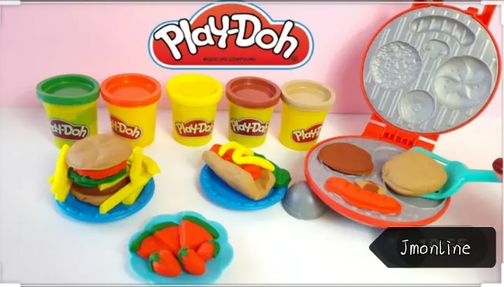 play doh hamburger set