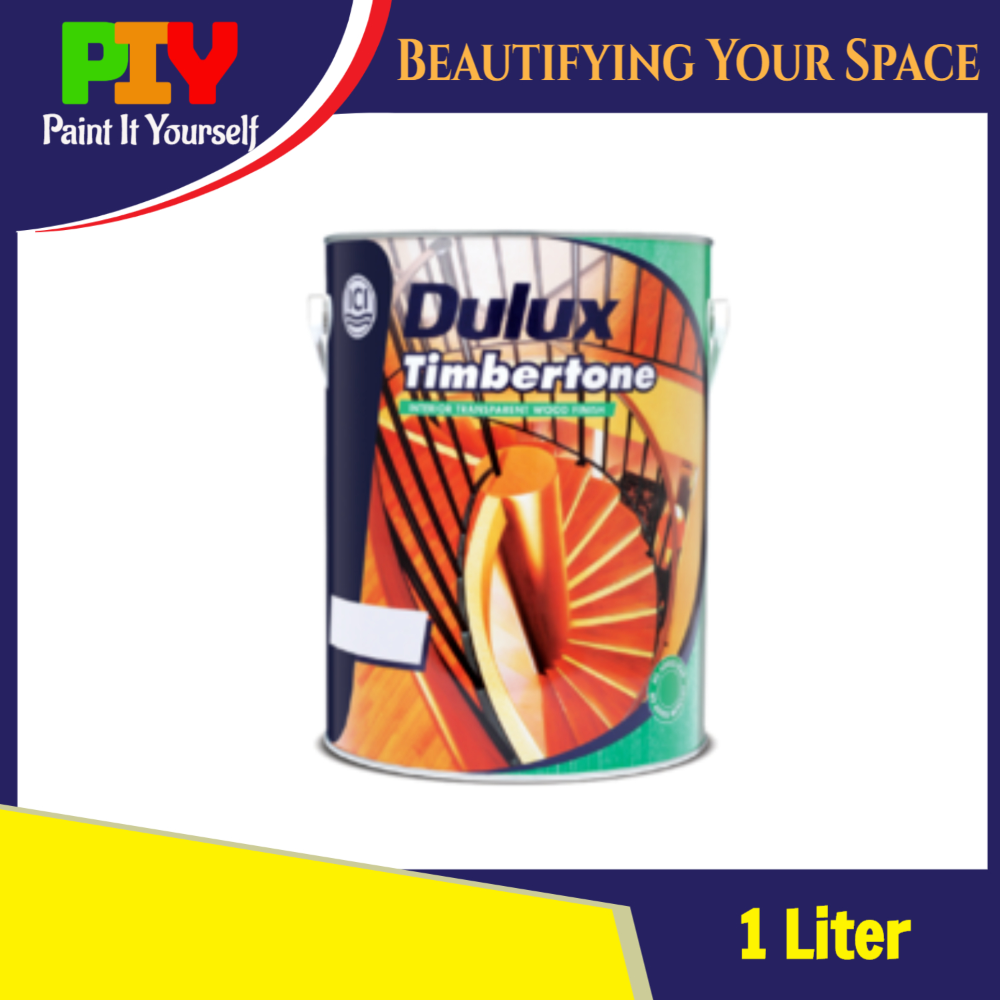 ICI Dulux Timbertone Interior Varnish Cat Varnish Kayu 1L 1 Liter Lazada