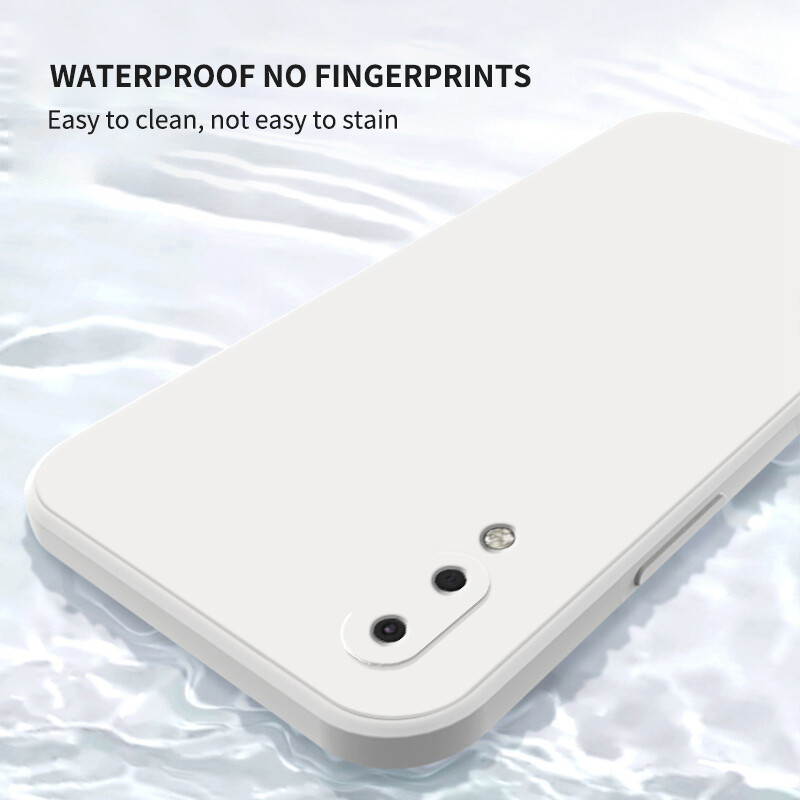 YBD case For Samsung Galaxy A02 M02 Accurate camera hole protection Casing ,Thin Soft Liquid Silicone Cover Candy Color Cases with free phone Lanyard