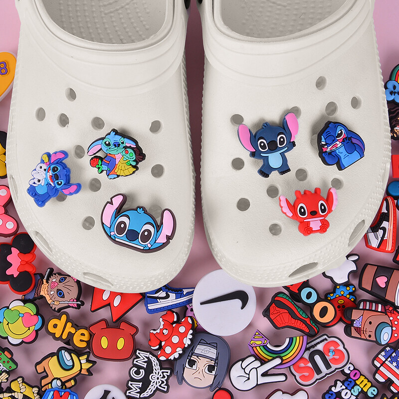 Stitch Elements Ghim Quyến Rũ Giày Tự Làm Cho Jibbitz Crocs Khóa Giày Cá