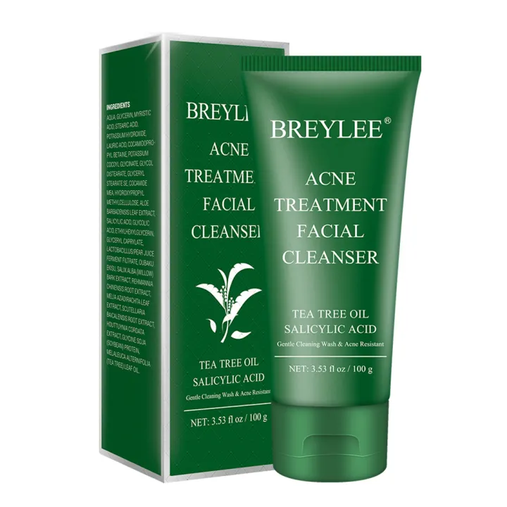breylee acne treatment facial cleanser