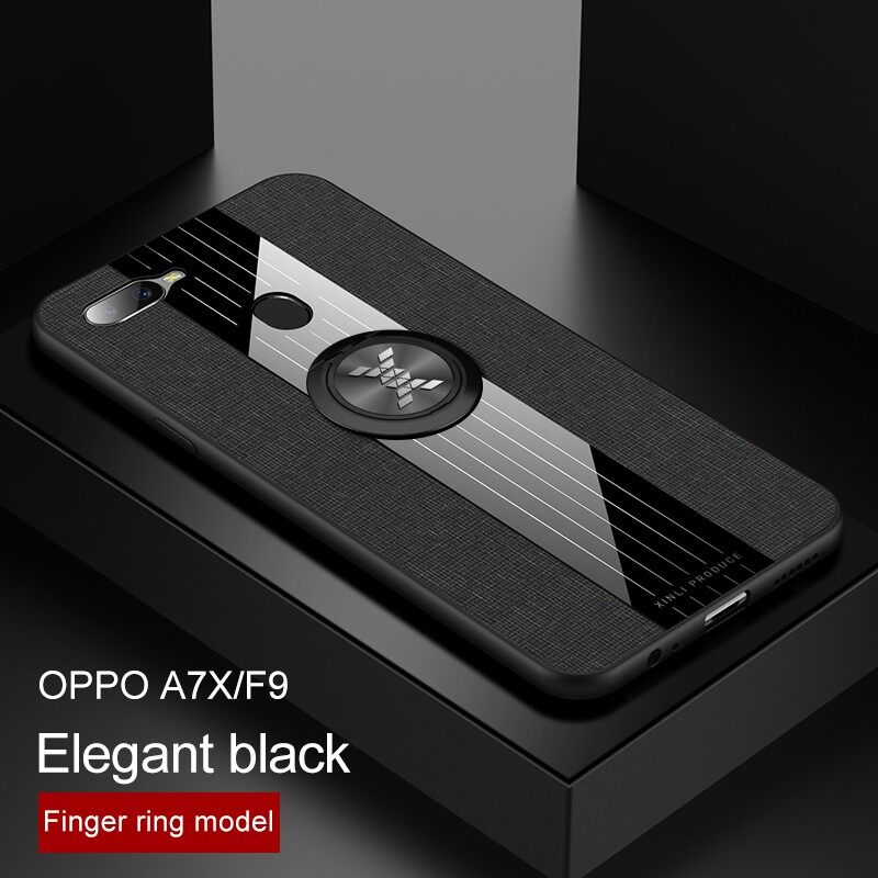 Oppo f9 pro f9pro case shockproof finger ring back cover oppo f9 oppof9 pro hard case stand casing