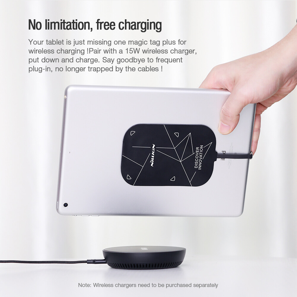 Nillkin Universal QI Wireless Charging Receiver Pad Patch Module Chip Wireless Charger Receiver Adapter for IPAD