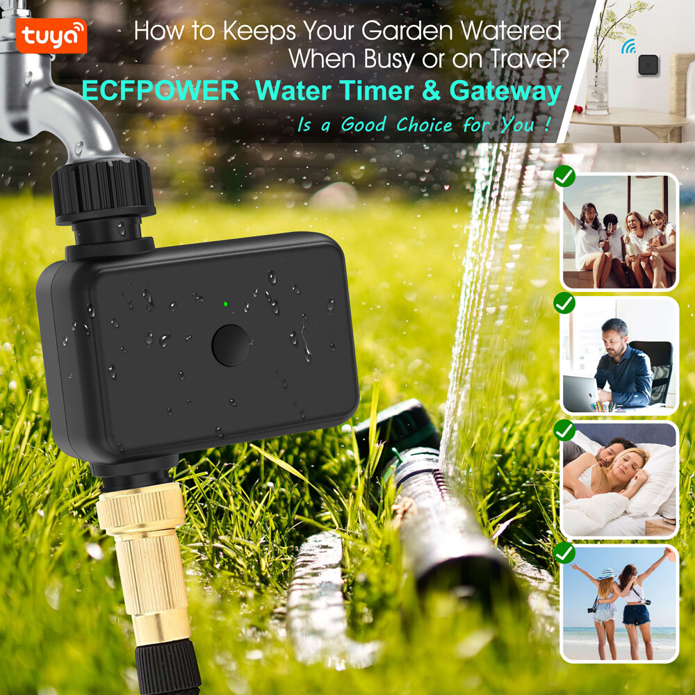Cảm biến thông minh tuya Wifi làm vườn tưới tự động hẹn giờ tưới nước thiết bị tưới nước tự động vườn ban công mưa Cảm biến điều khiển hệ thống tưới thông minh điều khiển