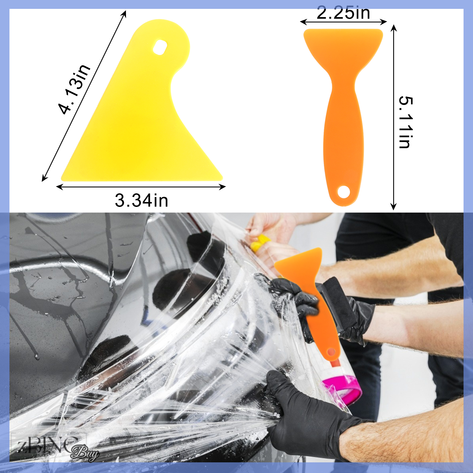 [zBING] 12PCS Car Vinyl Wrap Tool Kit
