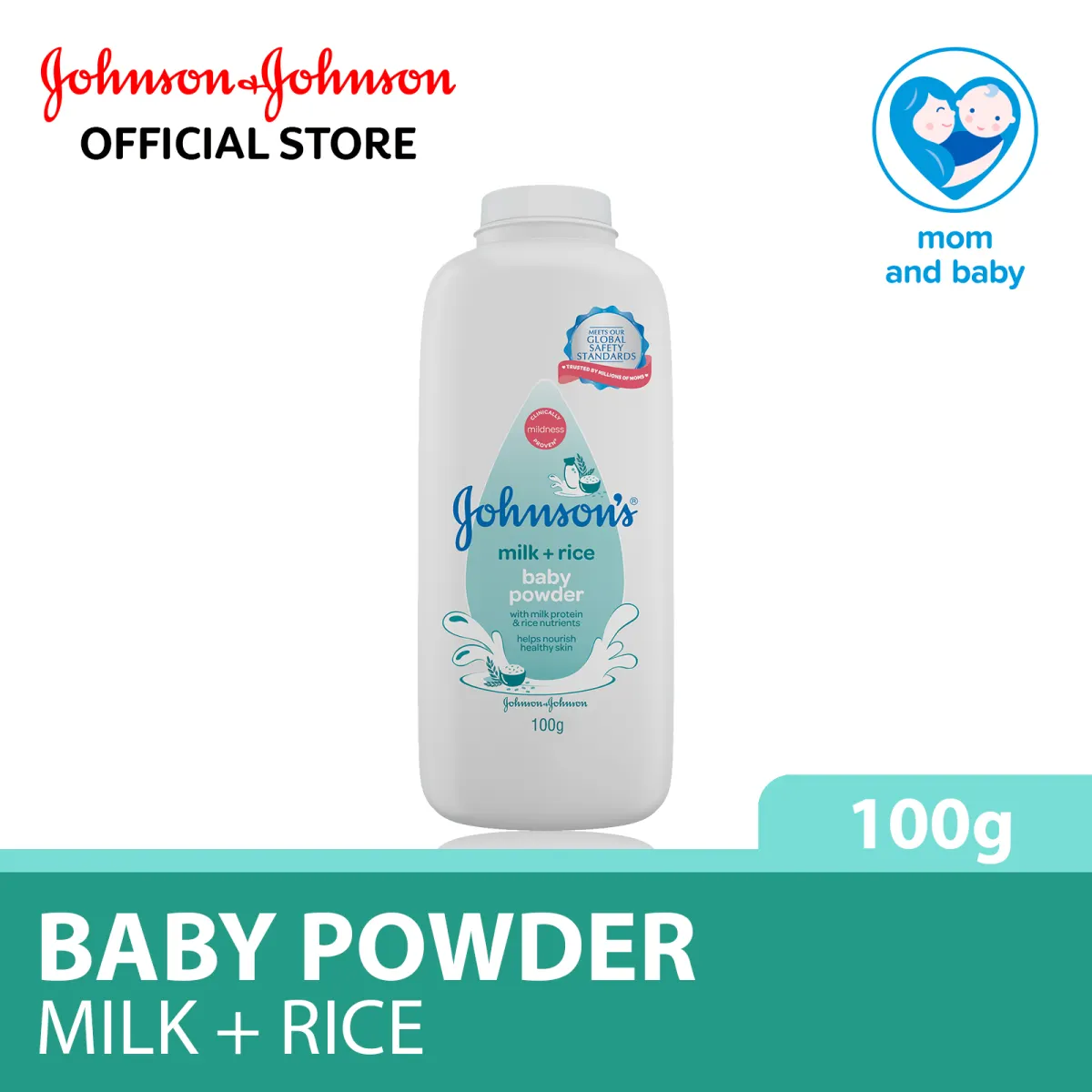 johnson milk and rice baby powder