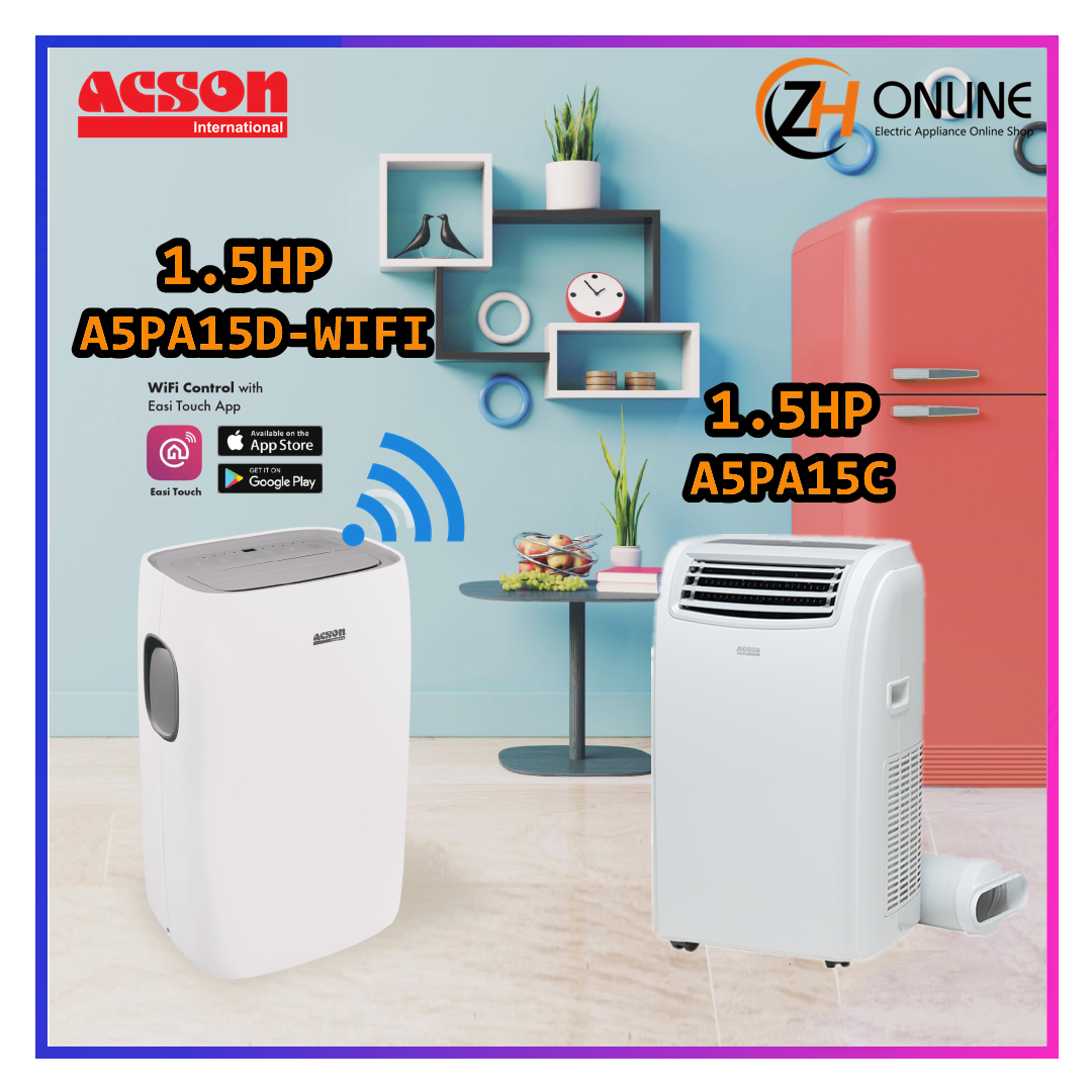 acson portable aircond 1.5 hp