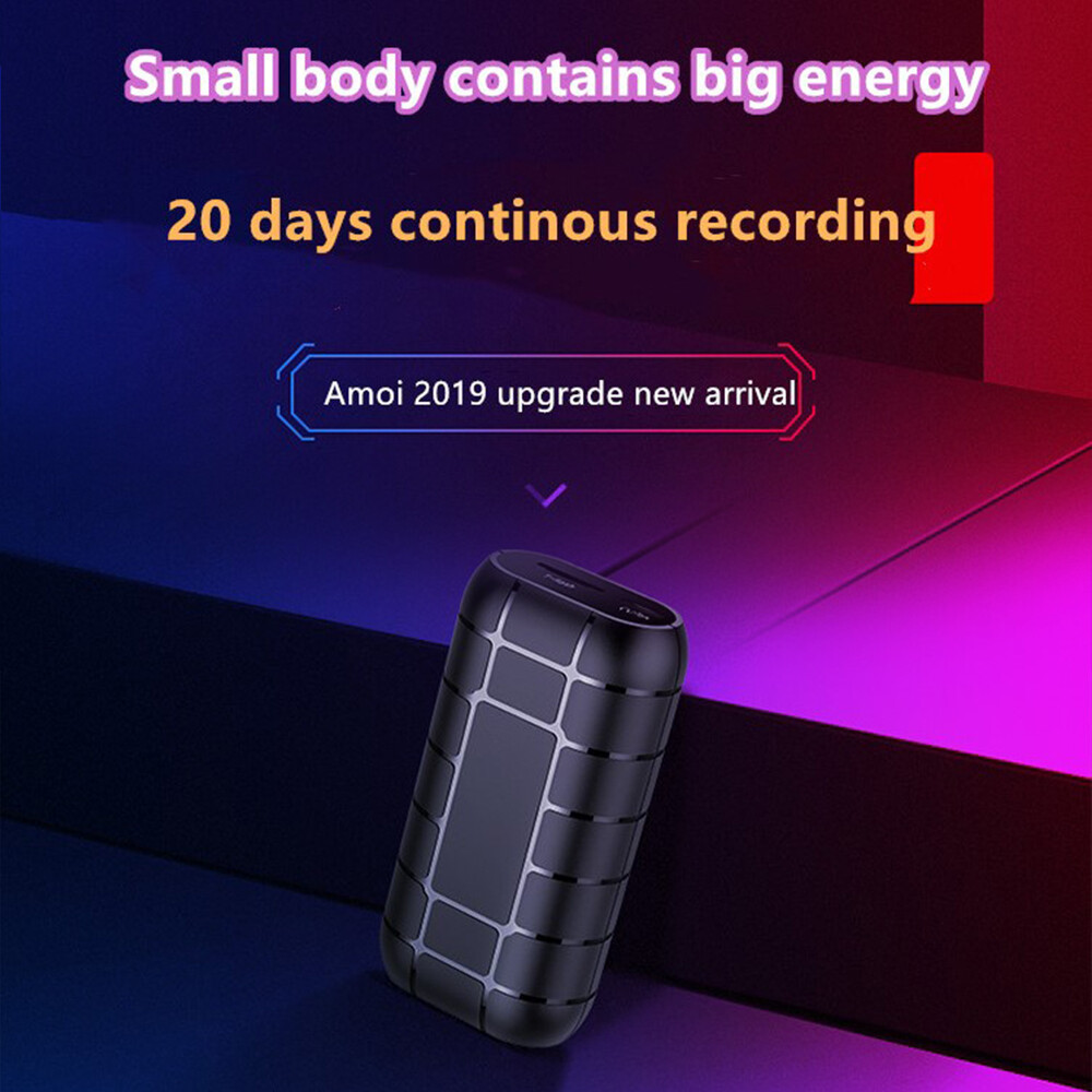 Mini Digital Voice Recorder Multifunctional Digital Voice Recorder with Voice Recorder and 500 Hours Noise Cancelling Voice Activated HD