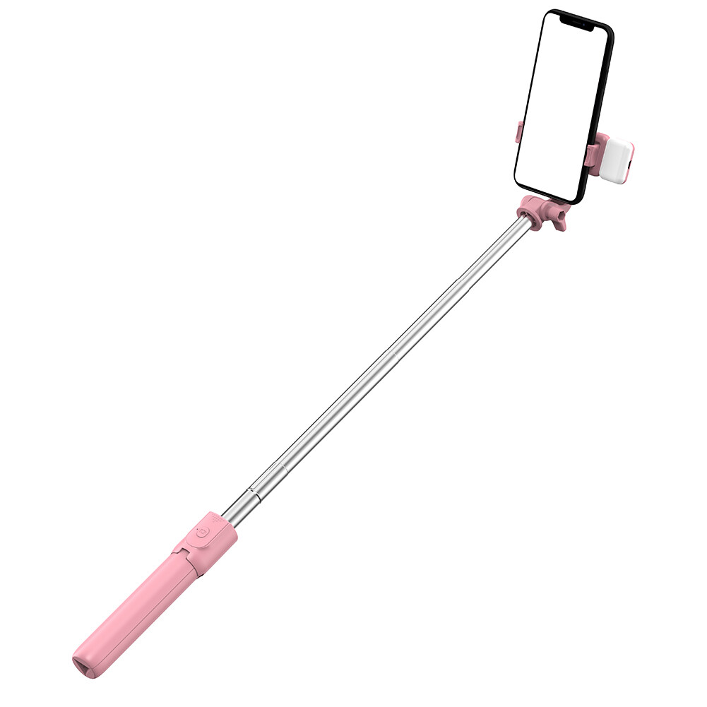 Mini Tripod Fill Light Selfie Stick Selfie Stick Extendable with Fill Light Remote Phone Stand