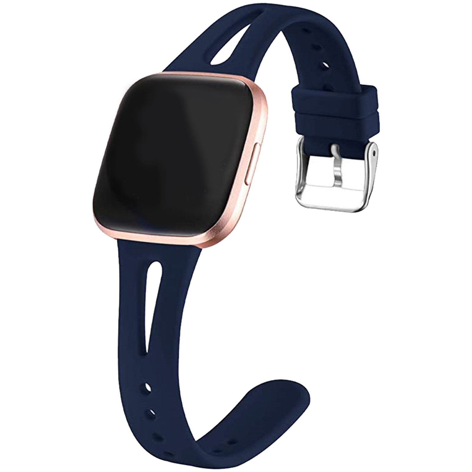 Watch Band Slim Waterproof 14mm Smart Watch Wrist Strap Replacement for Fitbit Versa2/Versa Lite/Versa