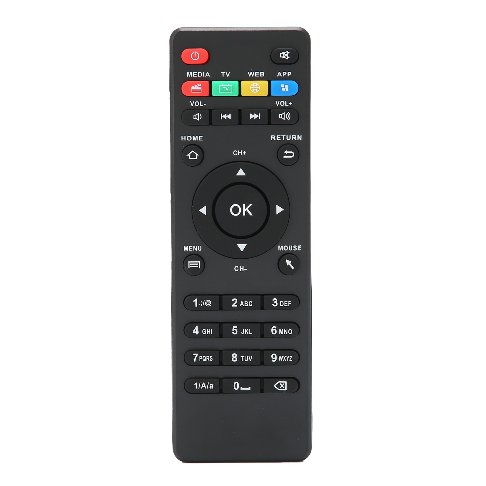 Cs918 tv box set top box remote control controller for mxv v88 v99 q7 q8 black