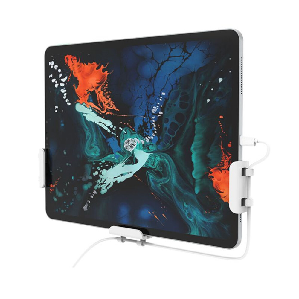 3X phổ điện thoại di động máy tính bảng chủ gắn tường Chân đế cho iPad iPhone hỗ trợ lưu trữ cáp và móc treo nhà