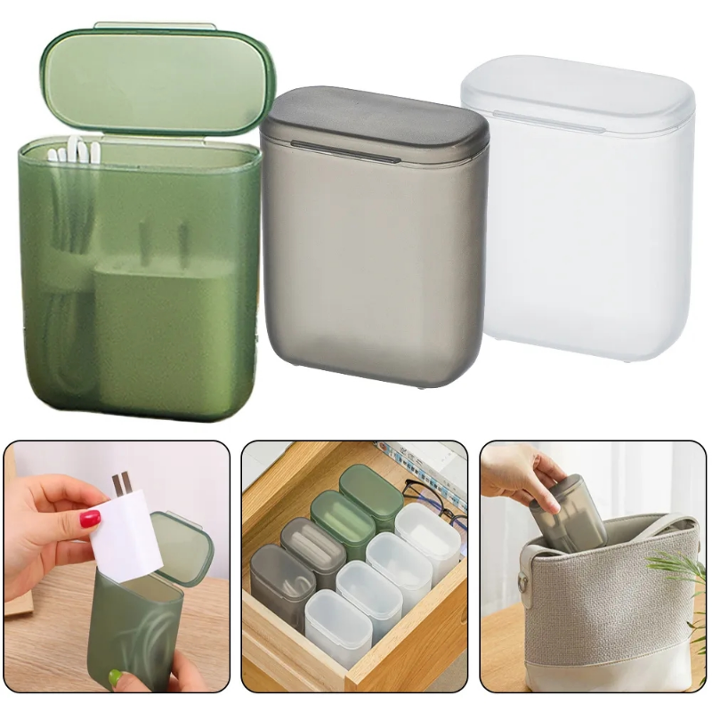 Cáp đa chức năng hộp lưu trữ lưu trữ đường dữ liệu container cho bàn văn phòng phẩm tai nghe cáp sạc truyền dữ liệu