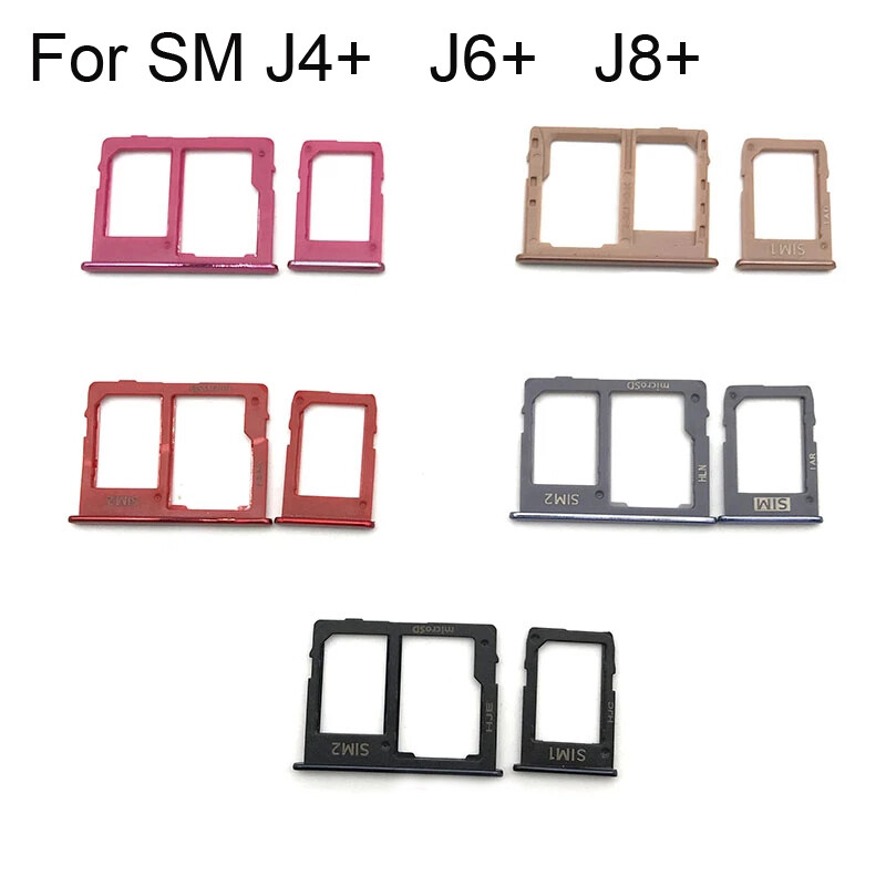 Khay Đựng Thẻ SIM Cho Samsung Galaxy J4 J6 J8 Plus