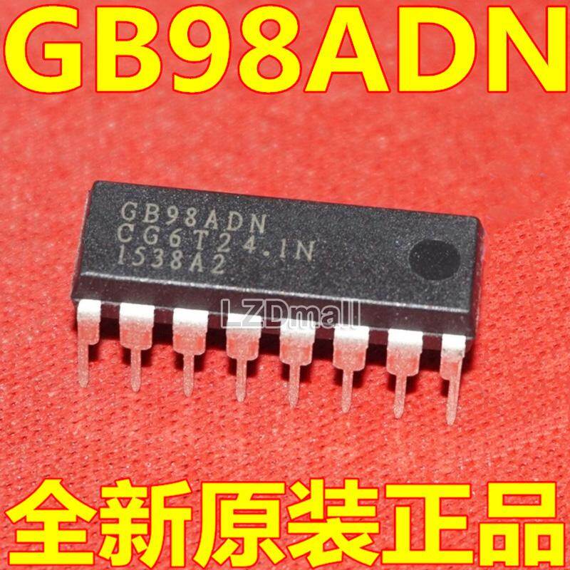 1pc gb98adn dip16 gb98 adn dip-16 lcd backlight chip ic new original