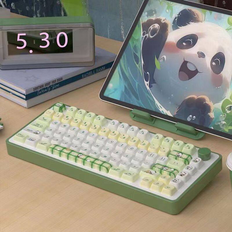 【Keycap only】mot Profile Panda Keycap 148 phím PBT năm mặt thăng hoa cho công tắc Cherry MX Bàn Phím Cơ keychron/RK61/gk61/Anne Pro 2