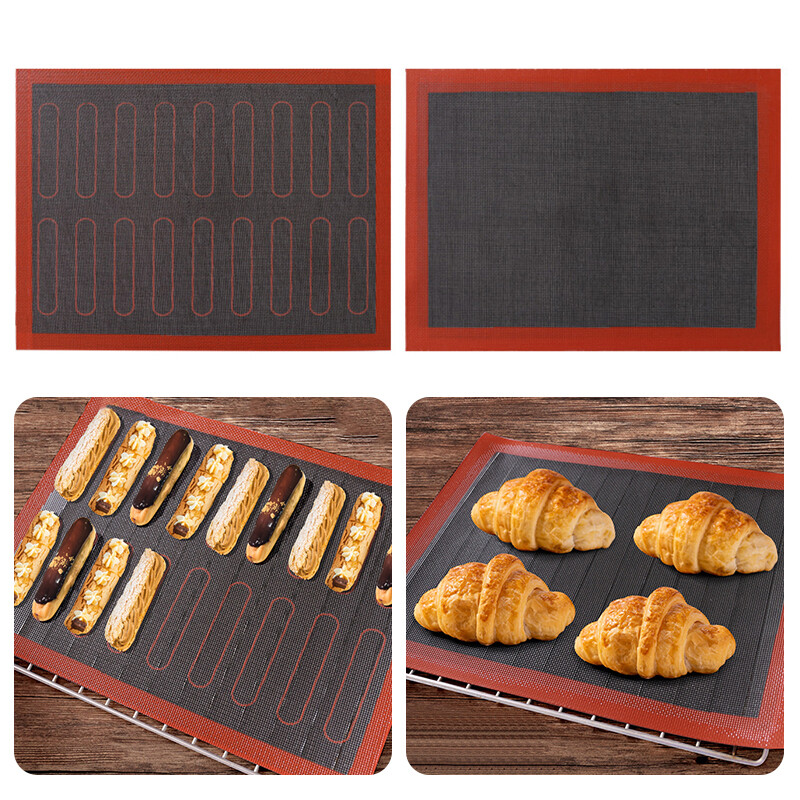 Houseeker Cake Bread Cookie Pastry Baking Mat Non-stick Scale Baking Sheet Pad Kitchen Cake Tools Oven Hollow Baking Mat