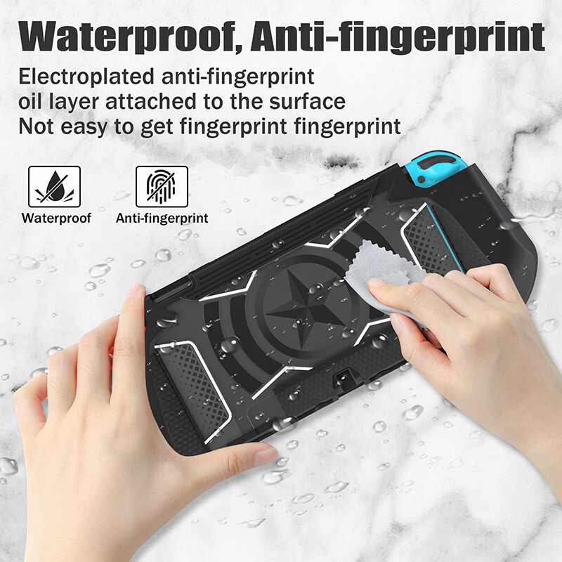 DISOUR Ốp Bảo Vệ OLED Cho Nintendo Switch Mới Cho Nintendo Switch Ốp OLED Ốp Bảo Vệ Chơi Game PC TPU Công Tắc OLED Phụ Kiện Công Tắc OLED