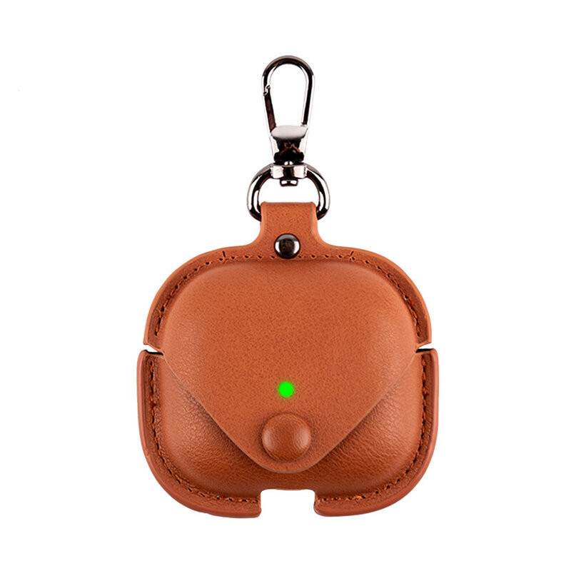 Luxury Color Soft Leather Wireless Bluetooth Earphone Case for Apple AirPods Pro 2 With Keychain Protective Cover for Airpods 3 AirPods Pro 1 2 Charging Case Accessories