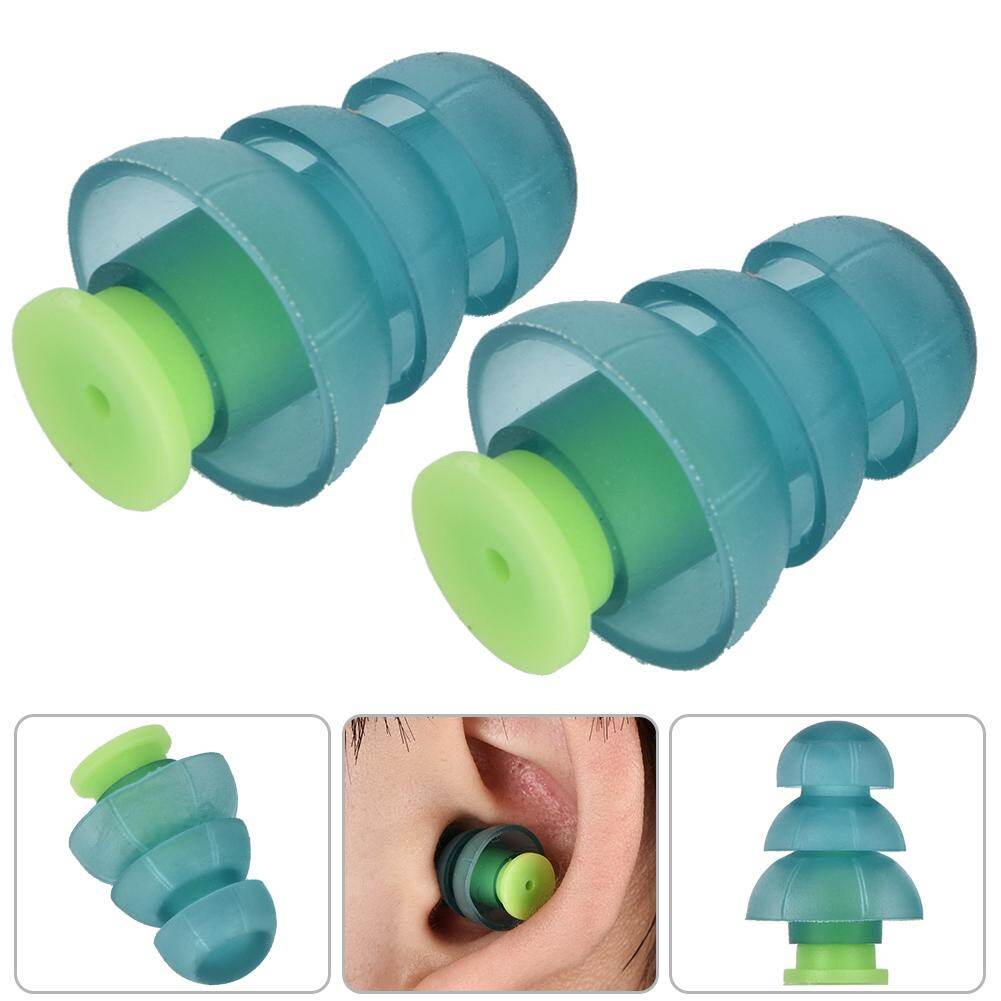 【Jianak】1 Cặp Nút Tai Silicon Nút Tai Chống Ồn Thoải Mái Để Học Giấc Ngủ Nút Tai