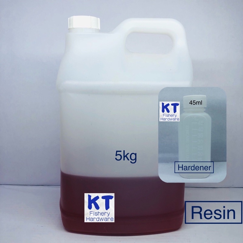 [SET M] 3in1 Fiberglass EWR600 Resin Hardener Polyster Resin Gam Fiber ...