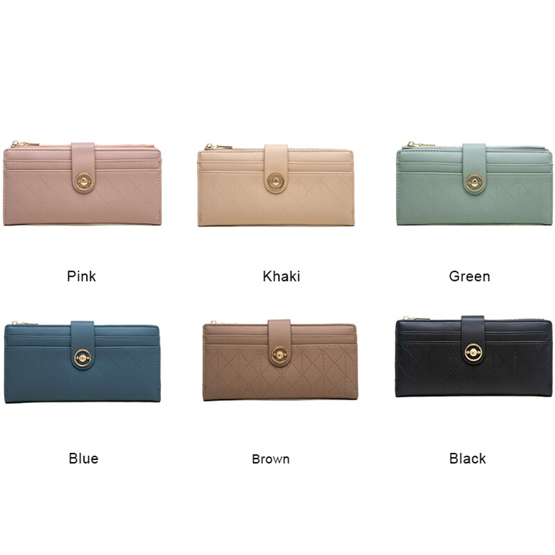 Women Wallet Long Thin Purse for Woman Card Holder Female