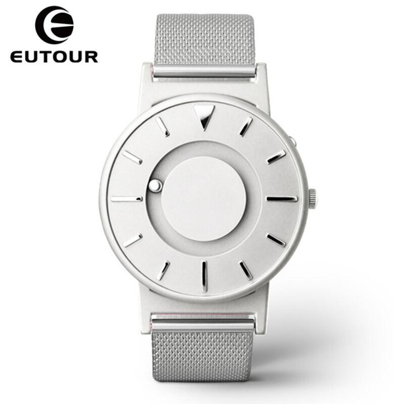 Eutour Rose Men's Watch Magnetic Ball Luxury Men Quartz Stainless Steel  Wrist Watch Waterproof Fashion Male Gold Watches Clock with gift box -  Walmart.com