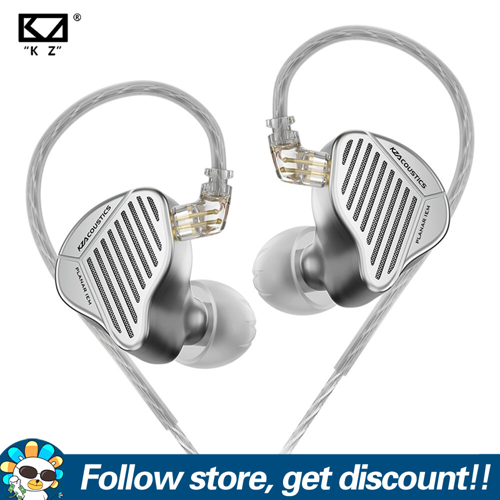 KZ PR1 Planar Driver New Dual-Cavity Replaceable top Plug Design Cable Earphones