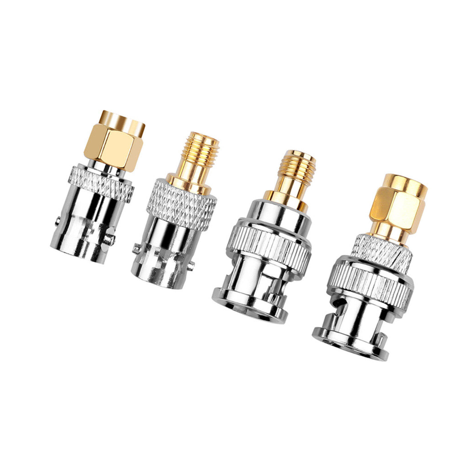 4Pcs Useful RF Connectors Sturdy Corrosion Resistance Lightweight SMA