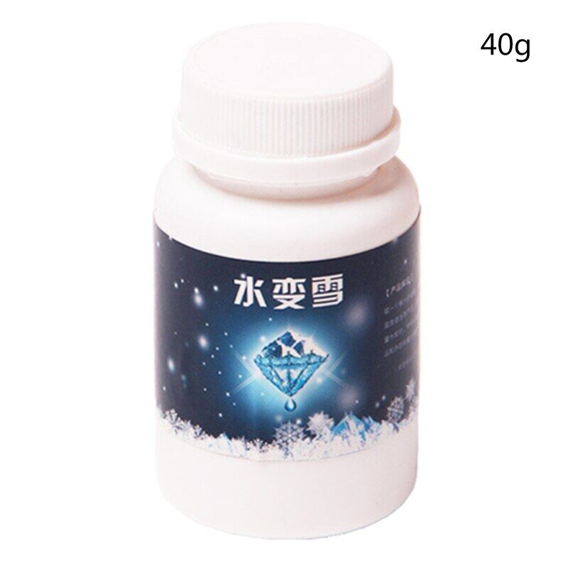40G/80G Water Becomes Ice Water Becomes Snow Artificial Snow Magic Cute Gift For Kids Perfect For Winter Decoration Top Quality