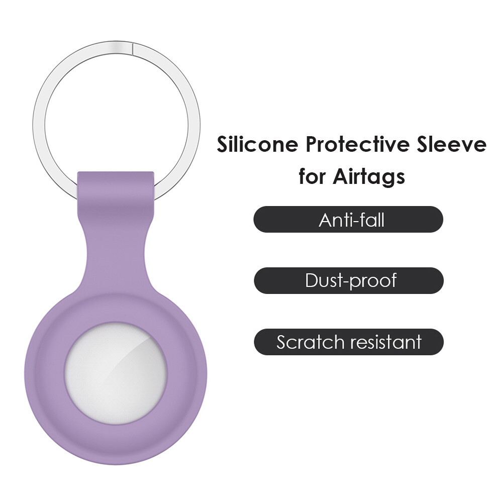 Silicone Locator Tracker Case for A pple Airtags Protective Skin Dust Cover