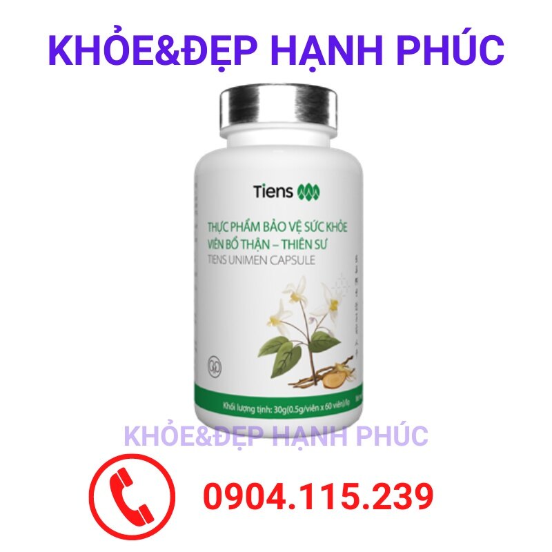 Viên bổ thận tiens - thiên sư – 60 viên /lọ