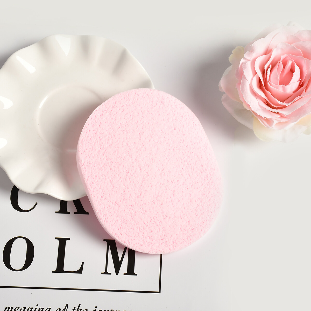 BEAUTYBIGBANG 1 pcs Random Color Wash Face Sponge Facial Cleansing Sponge Fashion Makeup Tools Compressed Pad Powder Puff