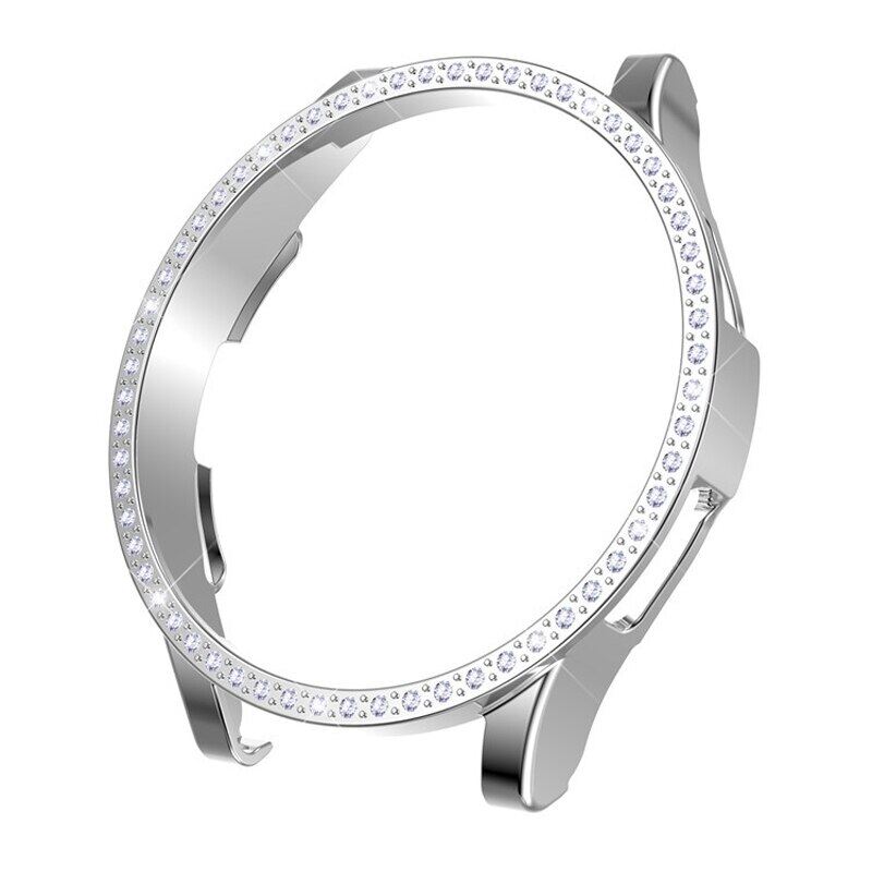 Diamond Case for Samsung Galaxy Watch 4 Classic 42mm 46mm bumper Screen Protector cover for Galaxy Watch 4 40mm 44mm Accessories
