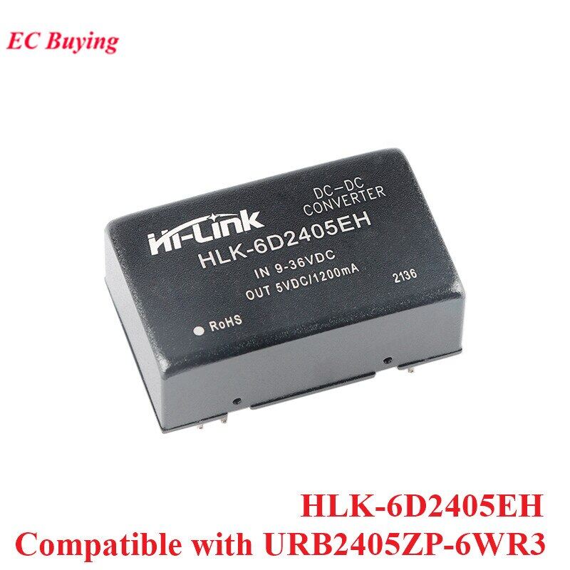 Hlk-6d2405eh dc-dc 24v to 5v isolated power supply module short circuit protection compatible with urb2405zp-6wr3 hlk 6d2405h