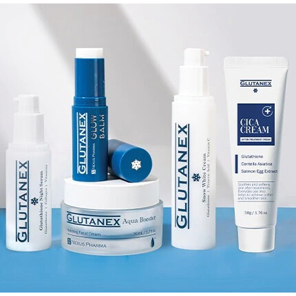 Glutanex Skincare (Snow White Cream/Night Serum/Aqua Booster/Glow Balm/Cica  Cream) Glutanex Moisturizing Night Serum Cica Cream For All Skin Types  Glutanex Aqua Booster 50Ml - Lazada