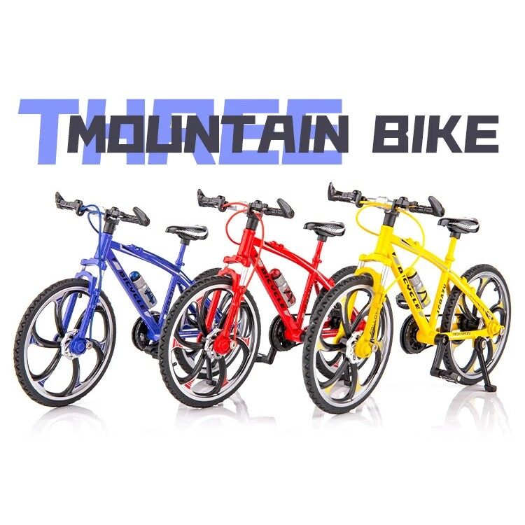 Die-cast Bicycle Model 1:8 Alloy Diecast Bike Car Toys for Kids Boys Gifts Collection Children toy Foldable Mountain Bikes Birthday gift Christmas gift