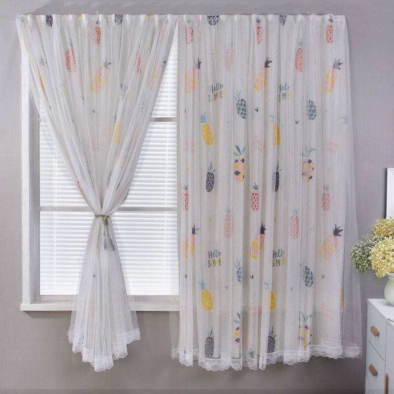 Rèm Velcro Đơn Giản Cho Gia Đình Không Đục Lỗ Cài Đặt Tấm Che Nắng Phòng Ngủ Loại Dán Tấm Che Cửa Sổ Nhỏ Cho Thuê Phòng Vải Ngắn