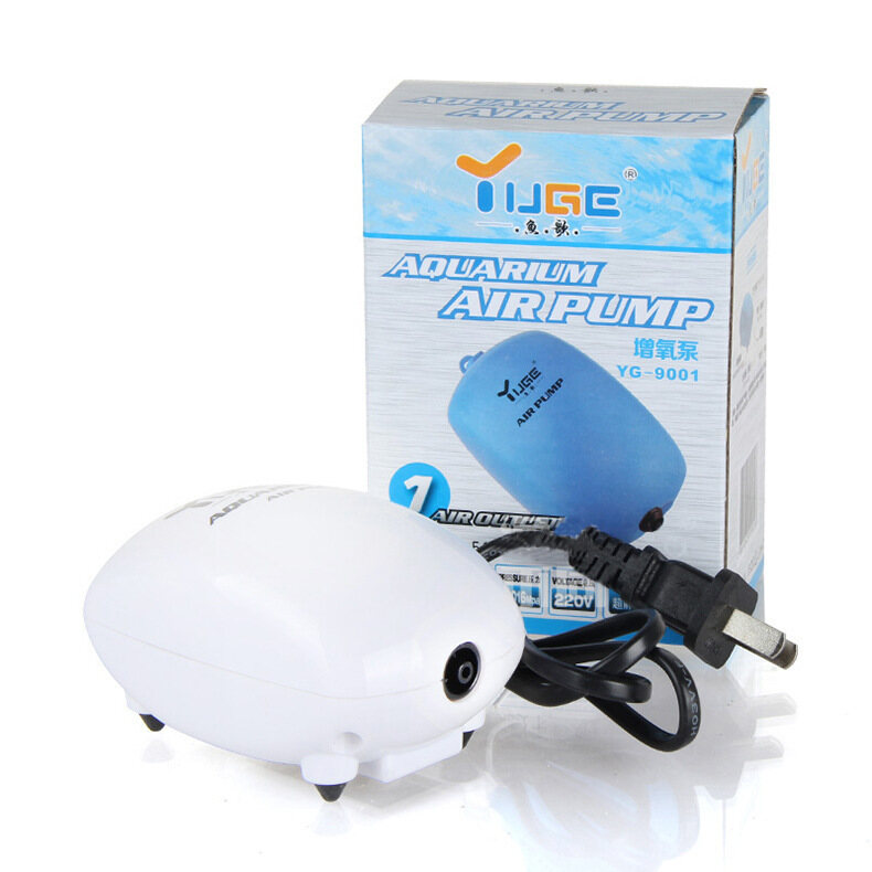 [HATELI] Aquarium Pump Fish Water Pumps Plastic Silent Tank Oxygen Pump for Fish