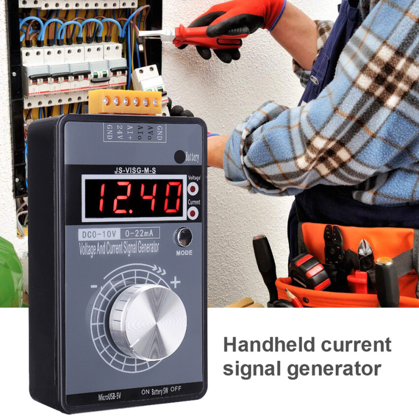 Digital 4-20mA 0-10V Voltage Signal Generator 0-20mA Current Transmitter Professional Electronic Measuring Instruments