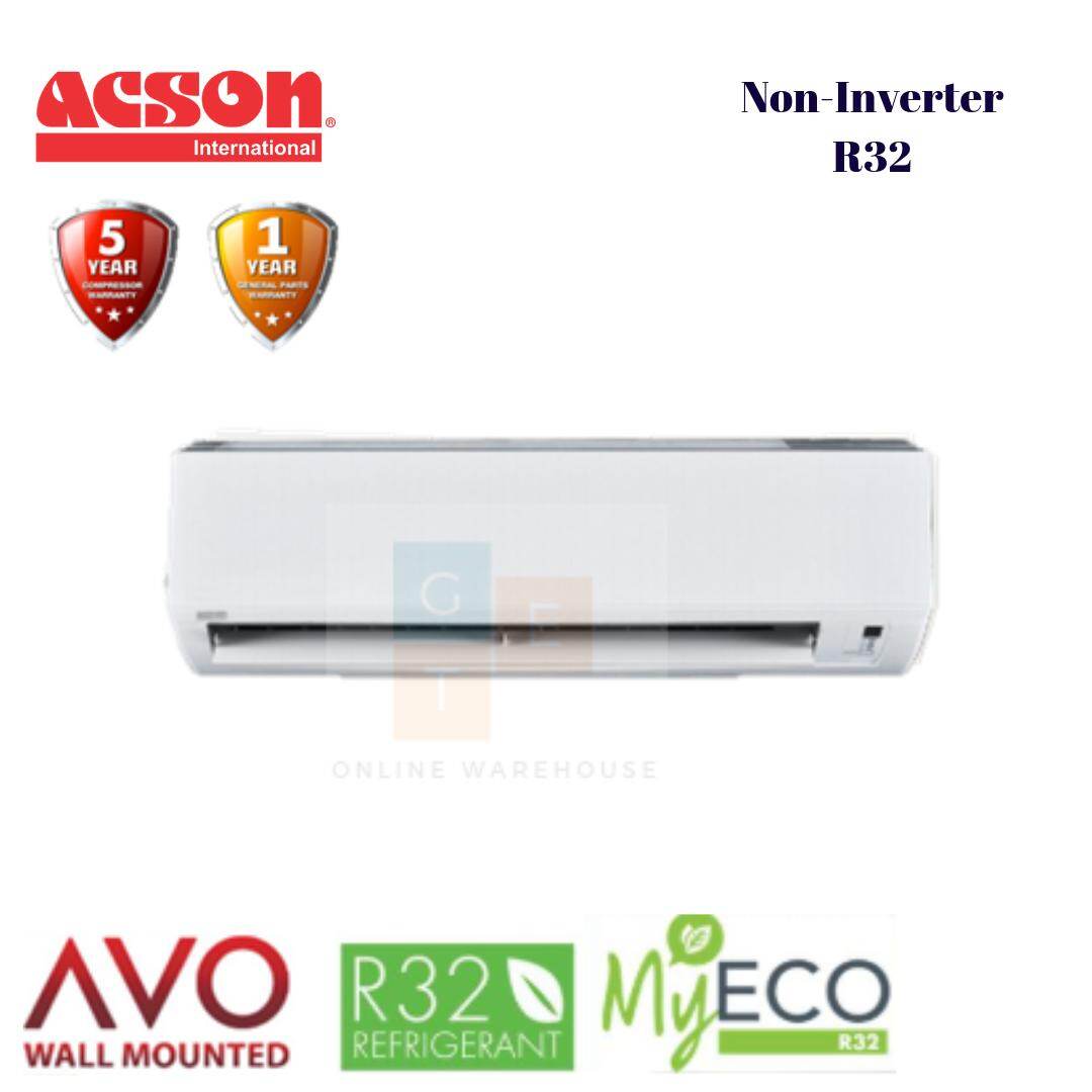 Acson 1.5hp R32 Non-Inverter AVO Wall Mounted Air-Conditioner A3WM15N ...