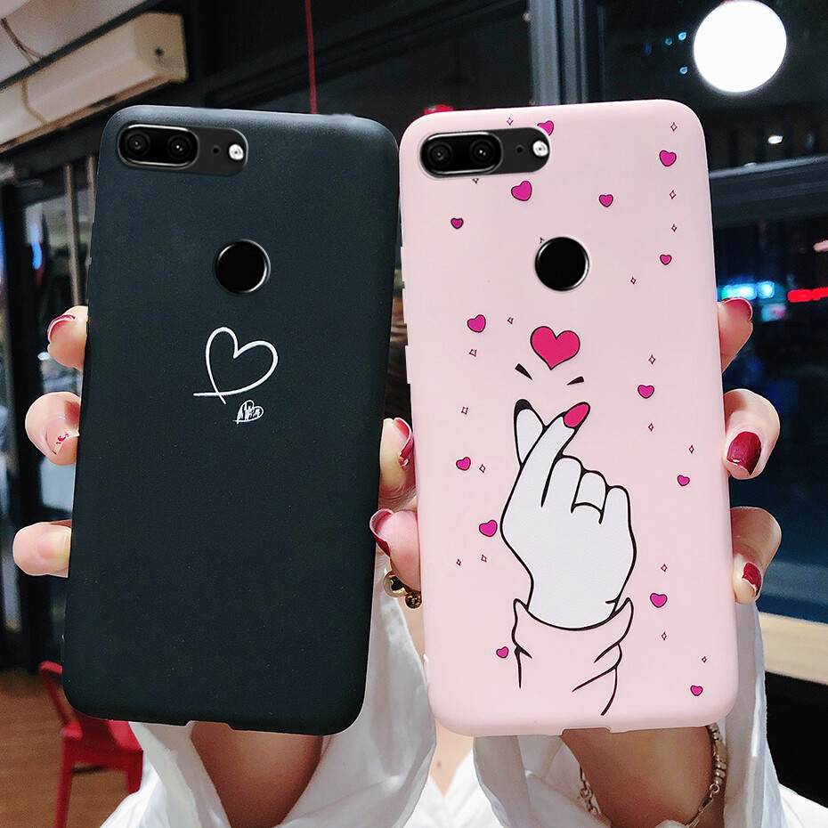 Cute Case For Huawei Honor 9 Lite Phone Case Soft Silicone TPU Back Cover For Honor 9 Lite Casing 5.65''