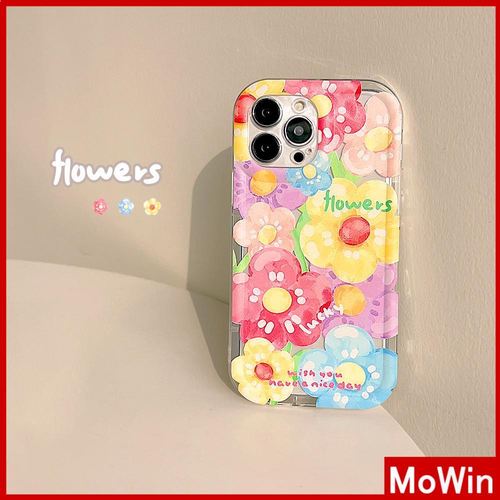 Compatible with iphone 11 case for iphone 14 pro max transparent tpu case, soft case, shockproof airbag flower iphone 13 pro max iphone 12 pro max 11 7plus 6plus xr xs max